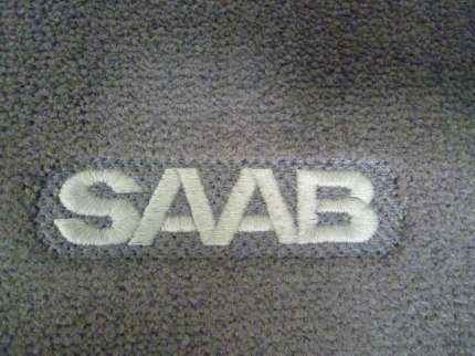 Complete set of textile interior mats saab 9.3 (Black) Interior Mats set
