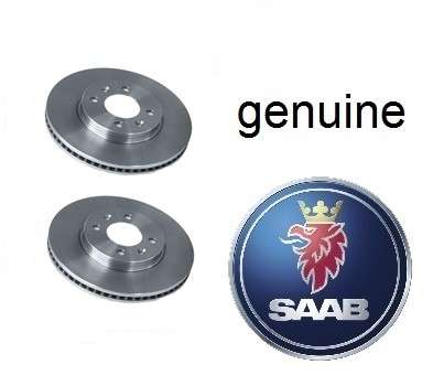 Pair of front Brake disc for Saab 9.5 AERO Brake discs