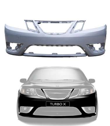 Front bumper cover saab 9.3 Turbo X or TX 2008-2011 design pack equity (with headlamp cleaning) New PRODUCTS