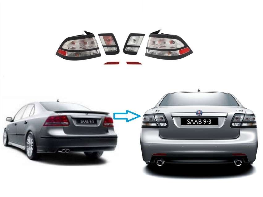 Tail lights kit for saab 9.3 20032012 RBM Saab Parts