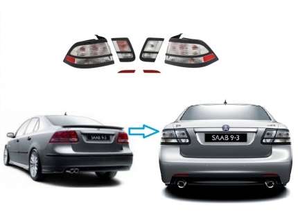 Tail lights kit for saab 9.3 2003-2012 Back lights