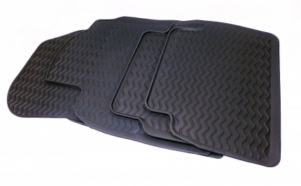 Complete set of rubber interior mats saab 9.3 2003-2007 Interior Mats set
