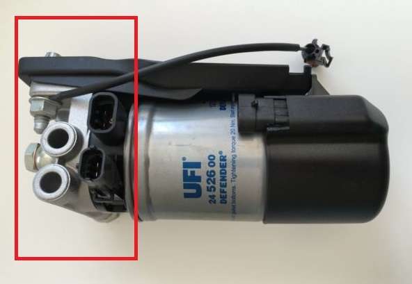 Diesel Filter connector housing for saab 9.3 1.9 TID 2006-
