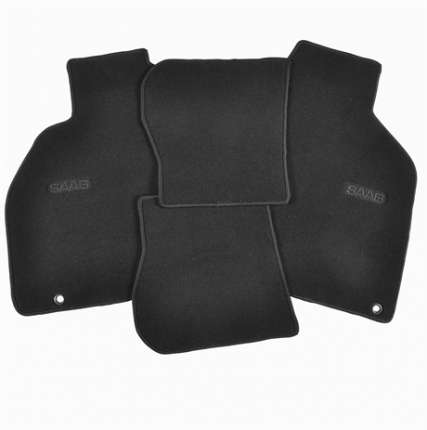 Complete set of textile interior mats saab 9.3 (black) Accessories