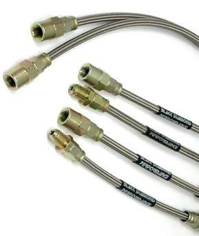6 lines complete stainless steel brakelines kit for saab 900 88-94 New PRODUCTS