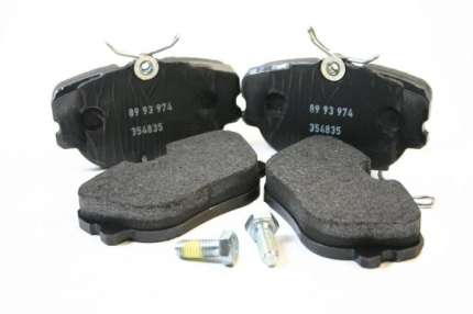 Front brake pads for saab 900 and 9000 Brake system