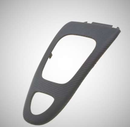 Gear lever trim cover in leather by HIRSCH for saab 9.3 2003-2012 AT Others interior equipments