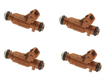 Set of 4 Fuel injectors Turbo engine saab 9.5 and 9.3 Aero -2003 Limited Stock