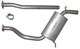 Exhaust midle silencer SAAB 9000 CS TURBO Exhaust Front pipes and silencers