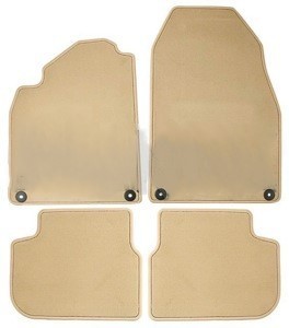 Complete set of beige textile interior carpets saab 9.3 CV 2008-2012 Interior Mats set