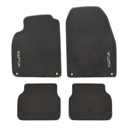 Complete set of MapTun grey textile interior mats for saab 9.5 1998-2007 saab gifts: books, models...