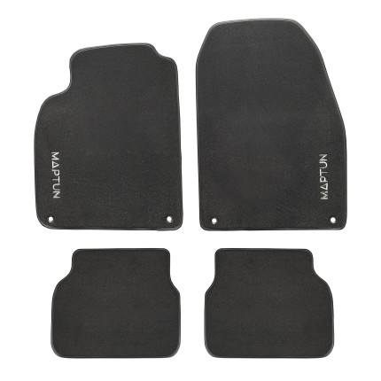 Complete set of grey MapTun textile mats for saab 9.3 2004-2012 CV saab gifts: books, models...