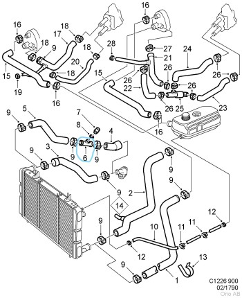 hose for air conditioning temperature sensor for saab 900 classic Sensors,contacts