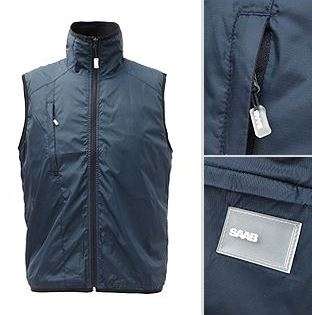 Saab Expressions Wind Vest Midnight Blue Size Medium saab gifts: books, models...