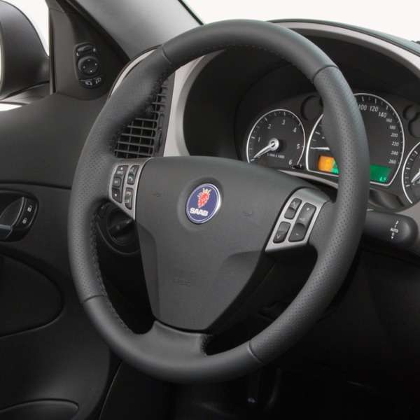 Saab leather Steering wheel for SAAB 9.3 20062012 RBM Saab Parts